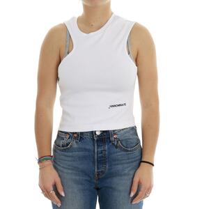 TOP ASIMMETRICO HINNOMINATE BIANCO